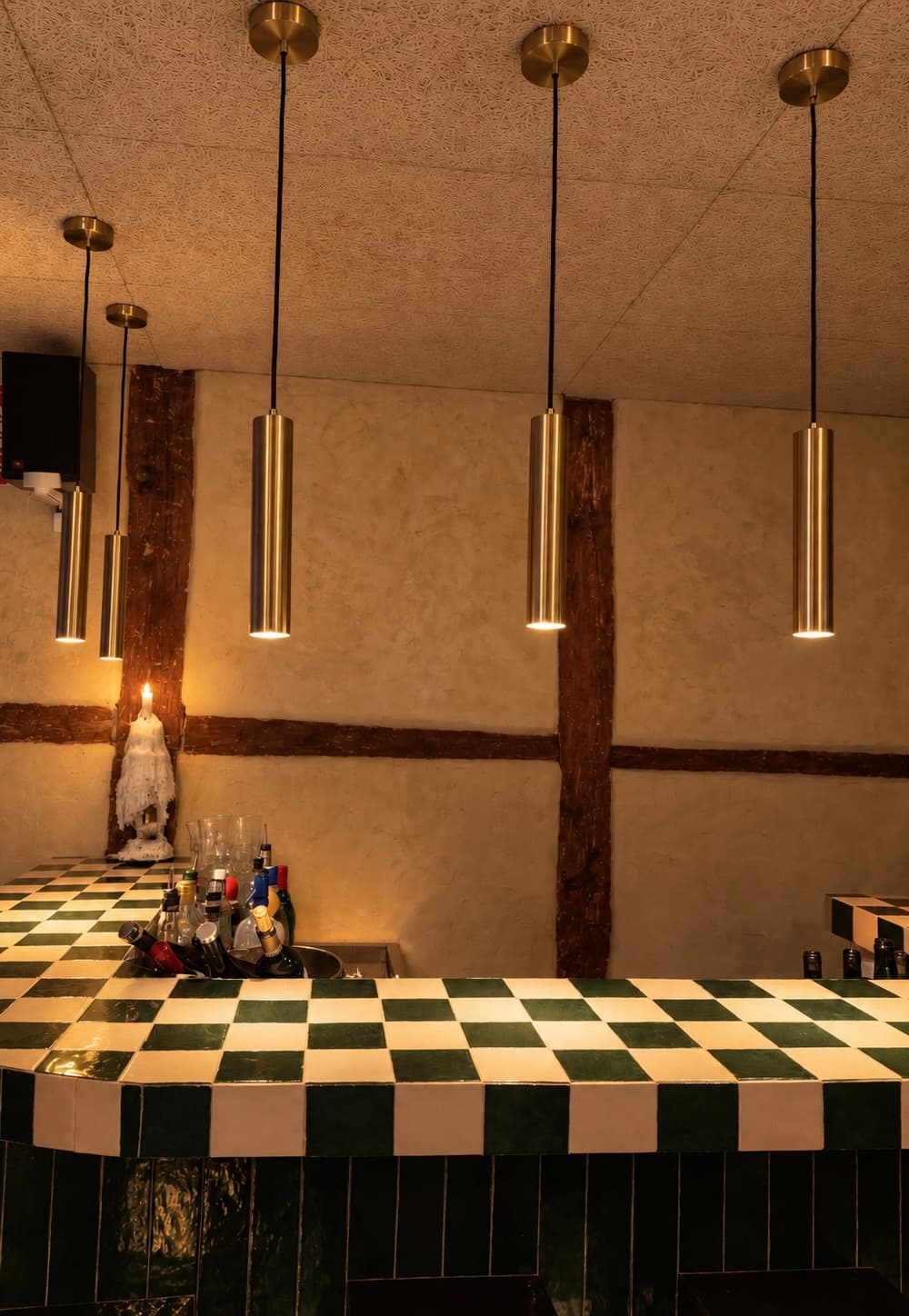 A close view of the Casa Botella bar